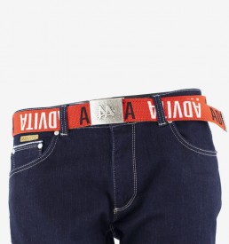 ADVITA-CanvasBelt-Red